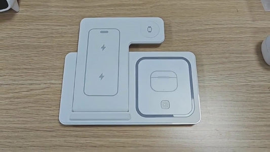 CalmoBase – Caricatore Wireless 3 in 1 Qi 15W per Apple e Samsung